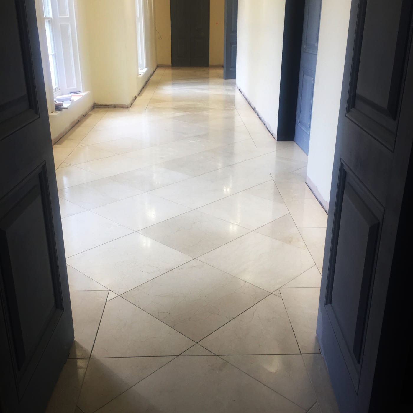 Hallway Floor Tiling